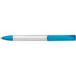 Műanyag golyóstoll fekete tollbetéttel, kék (5808-130)