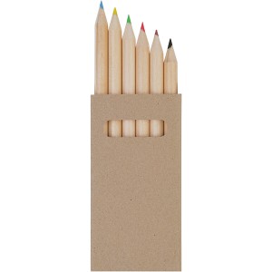 6 db-os ceruzakszlet, barna (rajzkszlet)
