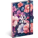 Agenda / notesz Bouquet 2026, 13 x 21 cm