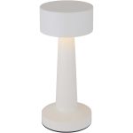 Aludra �jrat�lthet� asztali l�mpa, feh�r