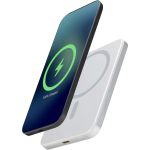 Avis m�gneses powerbank, 5000 mAh, ez�st