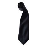 Colours szat�n nyakkend�, Black