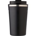 Duplafalú fedeles pohár, 380 ml, fekete (668115-01)