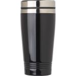 Duplafalú pohár, 450 ml, fekete (709939-01)