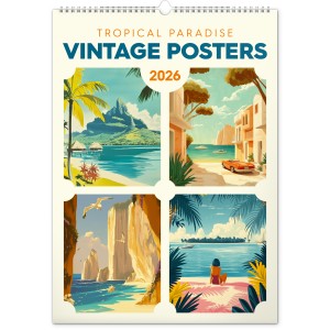 Falinaptr Vintage Posters ? Tropical Paradise 2026, 33  46 cm