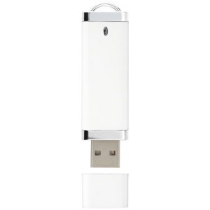 Flat pendrive, fehér, 4GB (raktári) (pendrive)