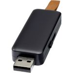 Gleam világító USB, 4GB, fekete (12374090)