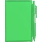 Jegyzettömb tollal, fekete tollbetéttel, zöld (2736-04)