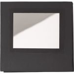 Jegyzettömb tükörrel, fekete (8792-01)