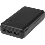 Loop 20 000 mAh �jram�anyag powerbank, fekete