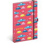 Notesz The Little Mole - Cars, lined, 13 x 21 cm
