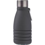 sszehajthat palack szilikonbl, 550 ml, fekete