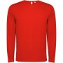 Roly Estoril hosszúujjú unisex póló, piros