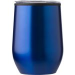 Rozsdamentes ac�l utaz�poh�r, 300 ml, s�t�tk�k