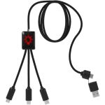 SCX.design C28 5-in-1 kihzhat vezetk, piros/fekete (2PX06421)