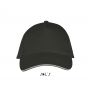 Sols Long Beach 5 paneles sapka, Dark Grey/Light Grey, U
