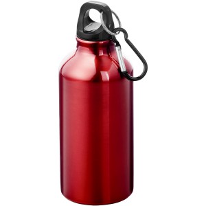 Oregon jraalumnium palack karabinerrel, 400 ml, piros (sportkulacs)