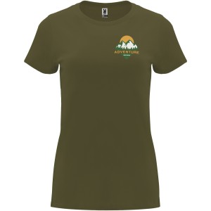 Roly Capri ni pamutpl, Militar Green (T-shirt, pl, 90-100% pamut)