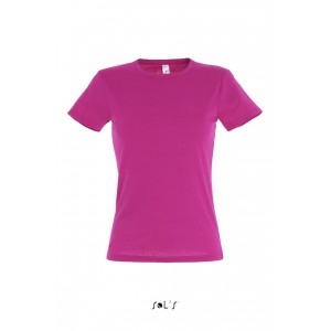 Sols Miss ni pl, Fuchsia (T-shirt, pl, 90-100% pamut)