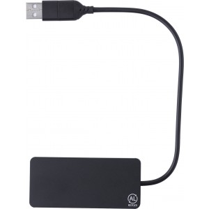 USB eloszt, fekete (vezetk, eloszt, adapter, kbel)