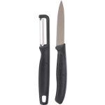 Victorinox 2 r�szes szeletel�k�szlet, fekete