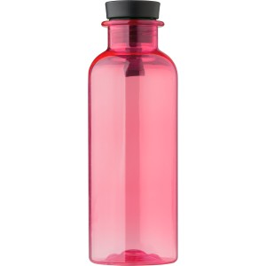 RPET ivpalack, 500 ml, piros (vizespalack)